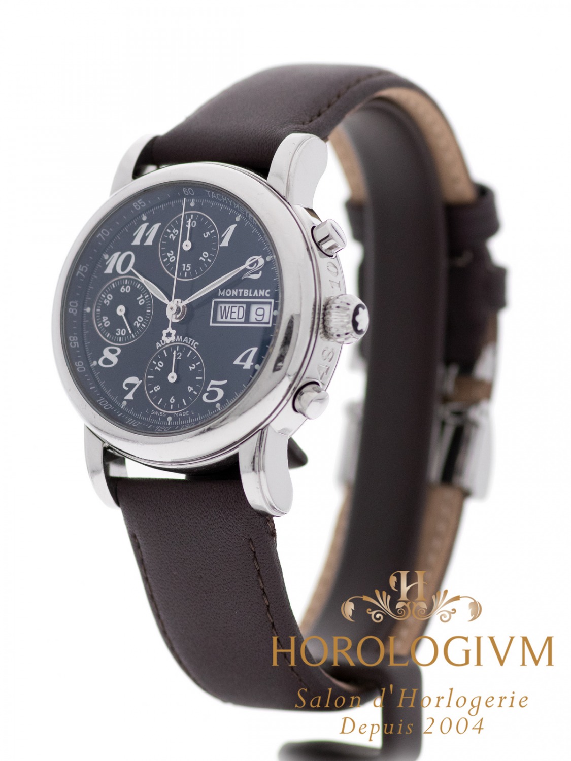 Montblanc Star Meisterstuck Automatic Chrono DayDate watch, silver