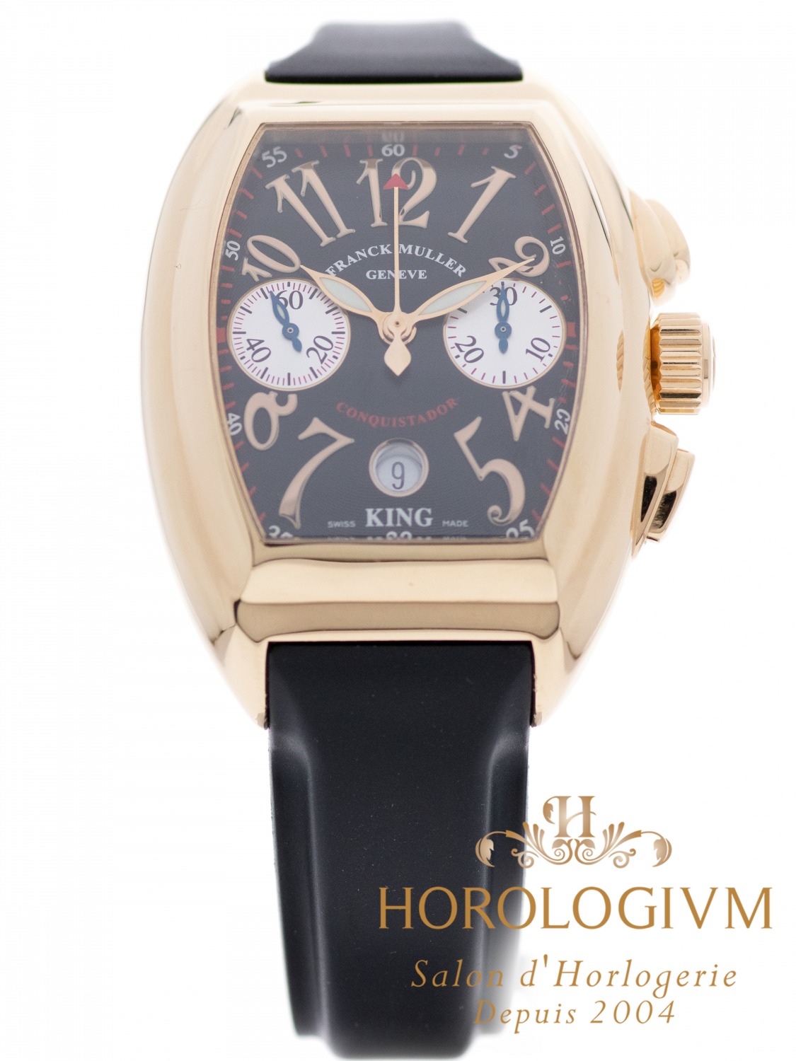 Franck Muller King Conquistador 8005 CC KING watch, yellow gold