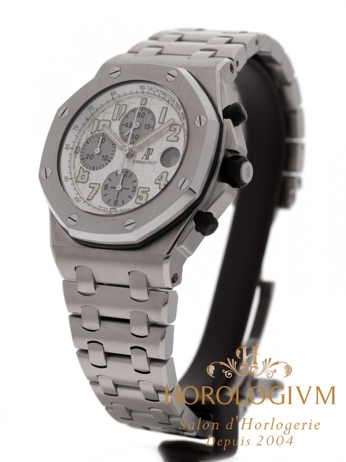 Audemars Piguet Royal Oak Offshore 42MM watch, silver