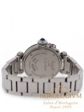 Cartier Pasha 27 mm watch, silver