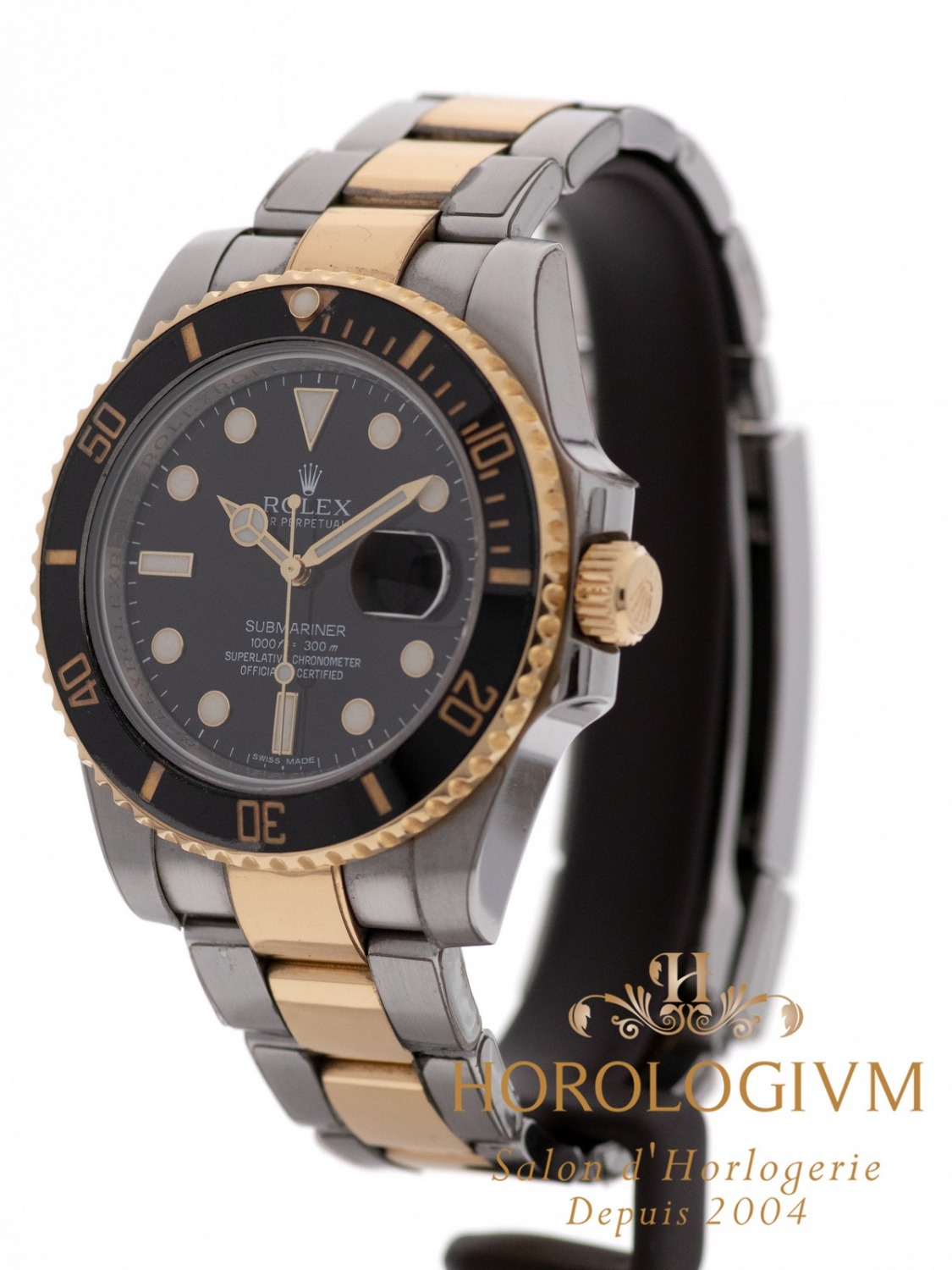 Rolex Submariner Date Two-Tone 40MM Ref. 116613LN watch, two-tone (bi-colored) silver and yellow gold