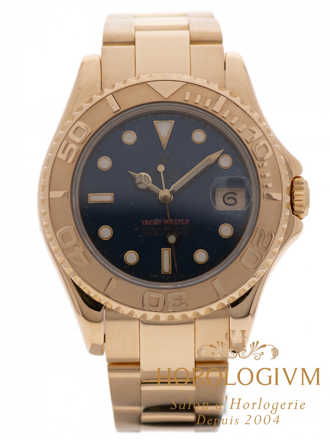 Rolex Yacht-Master 35 MM watch, yellow gold