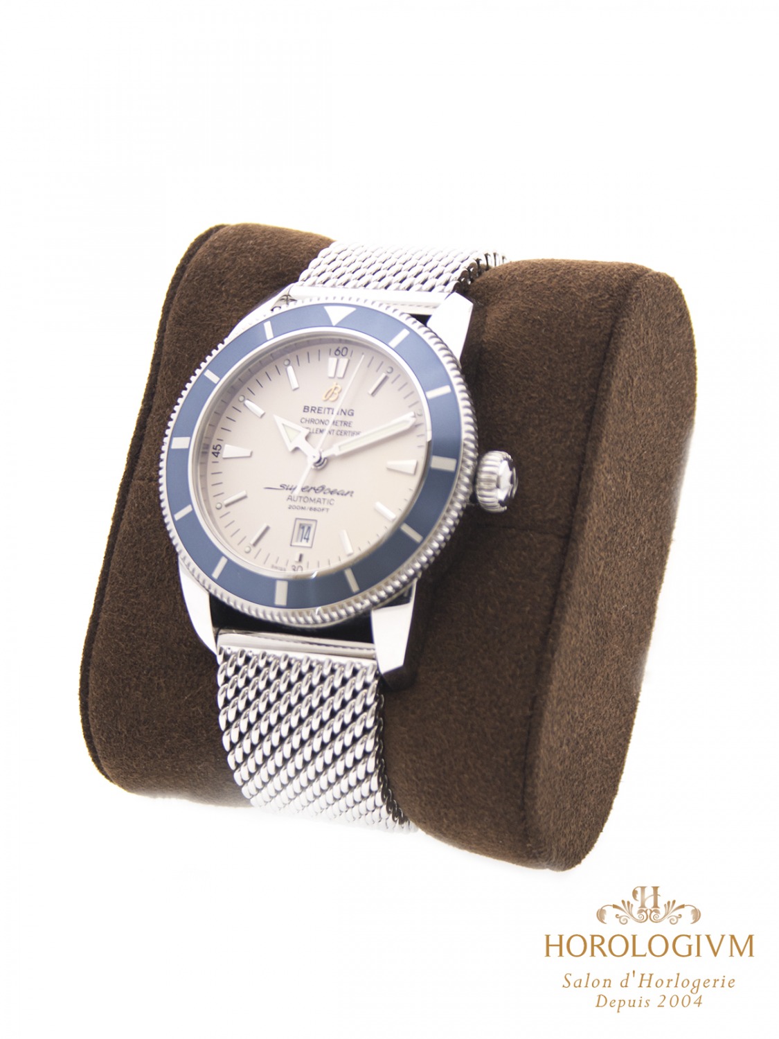 Breitling Superocean Heritage Date 46 MM watch, silver
