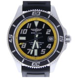 Breitling Superocean II 42 MM Ref. A17364 watch, silver (case) and silver + black (bezel)