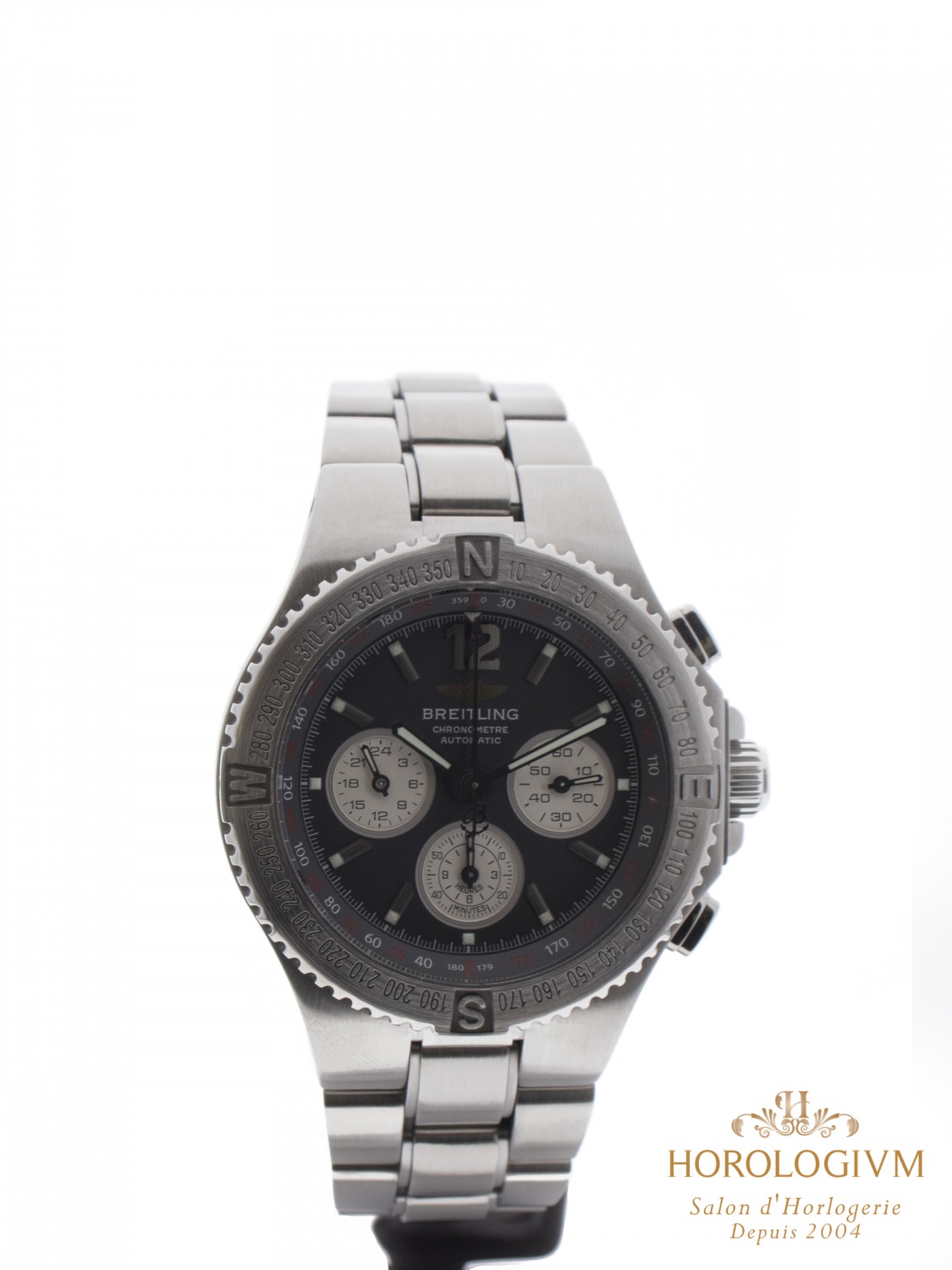 Breitling Hercules Chronograph 45MM Ref. A39363 watch, silver