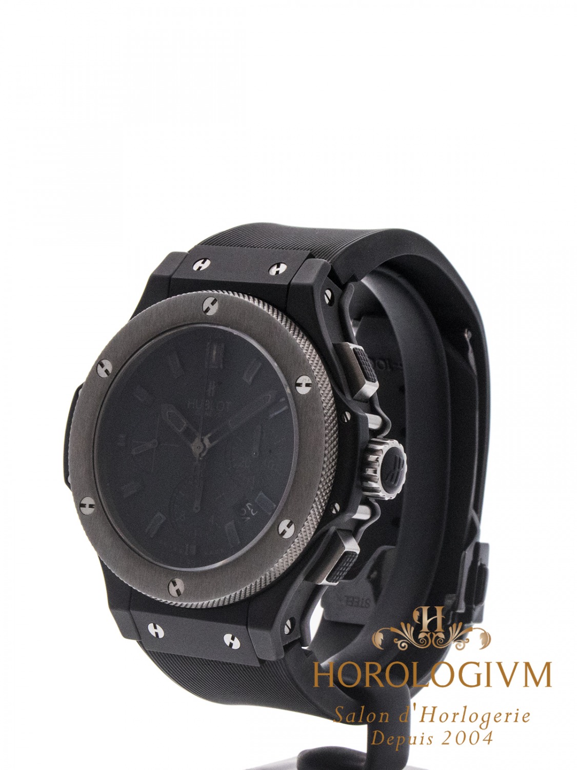 Hublot Big Bang Ceramic 44MM Ref. 301.CK.1140.RX watch, black (case) and brushed silver (bezel)