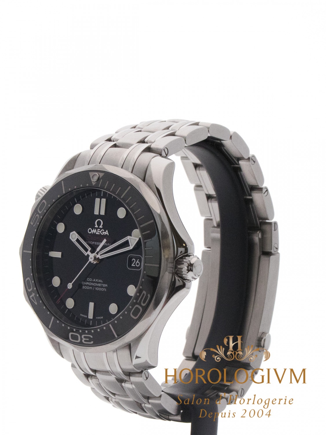 Omega Seamaster Co-Axial Diver 300M 41MM watch, silver (case) and silver & black (bezel)