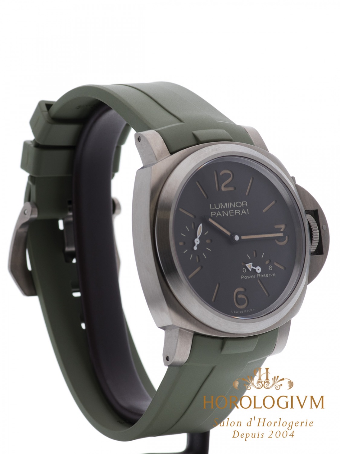 Panerai Luminor 8 Days Power Reserve Manual Winding Brown Dial 44