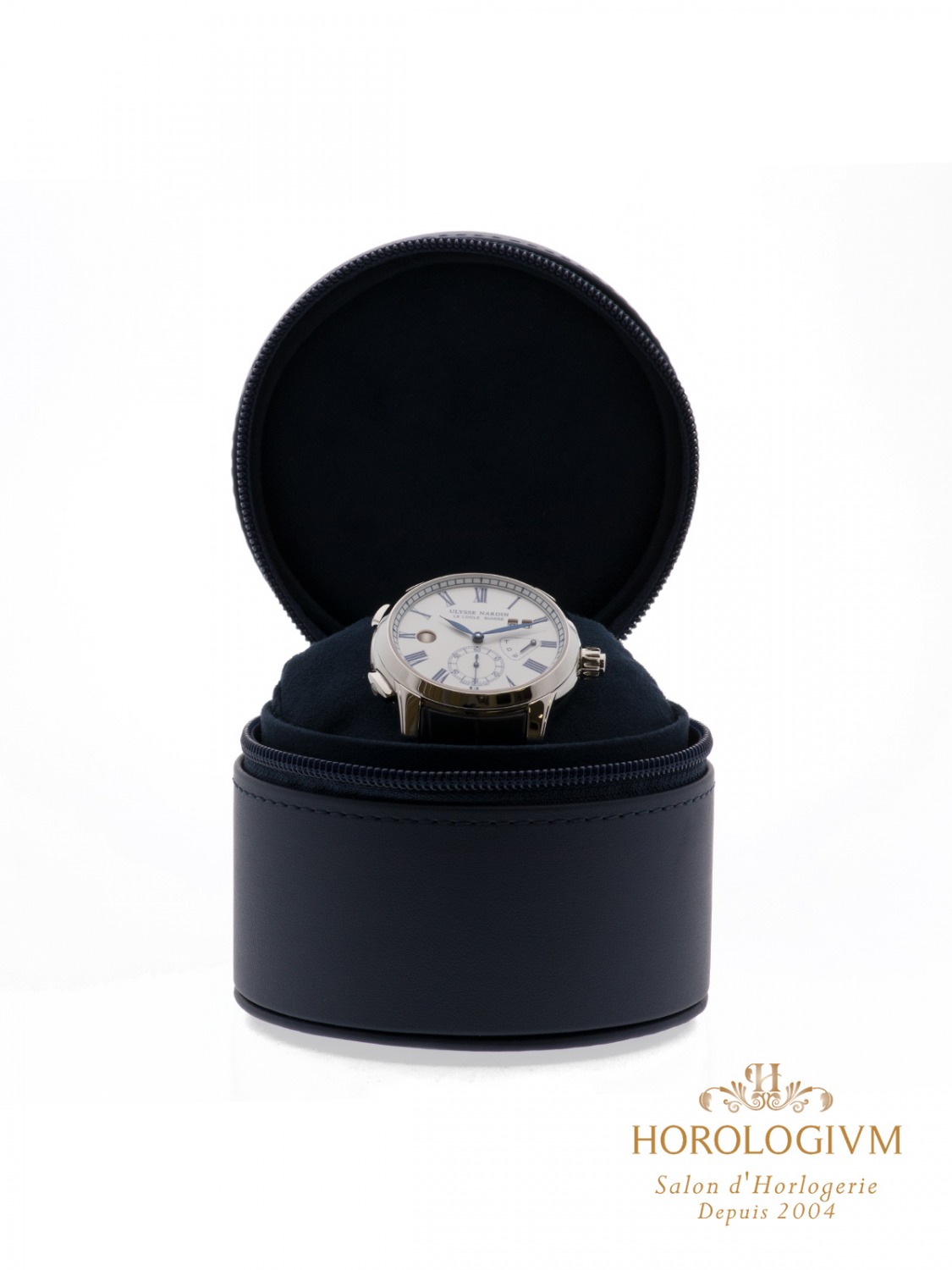 Ulysse Nardin Classico Dual Time 3243-132/E0 watch, silver