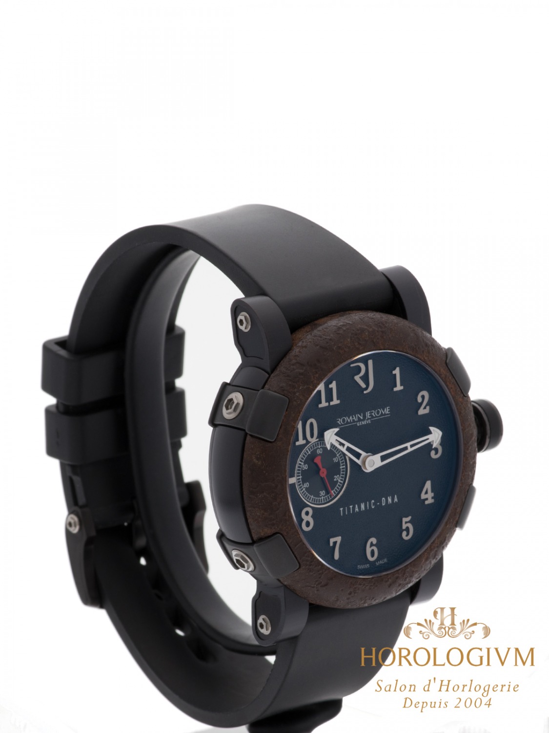 Romain Jerome TITANIC-DNA Limited 2012 pcs REF. T.OXY3.BBBB.00 watch, black (case) and rusty brown (bezel)
