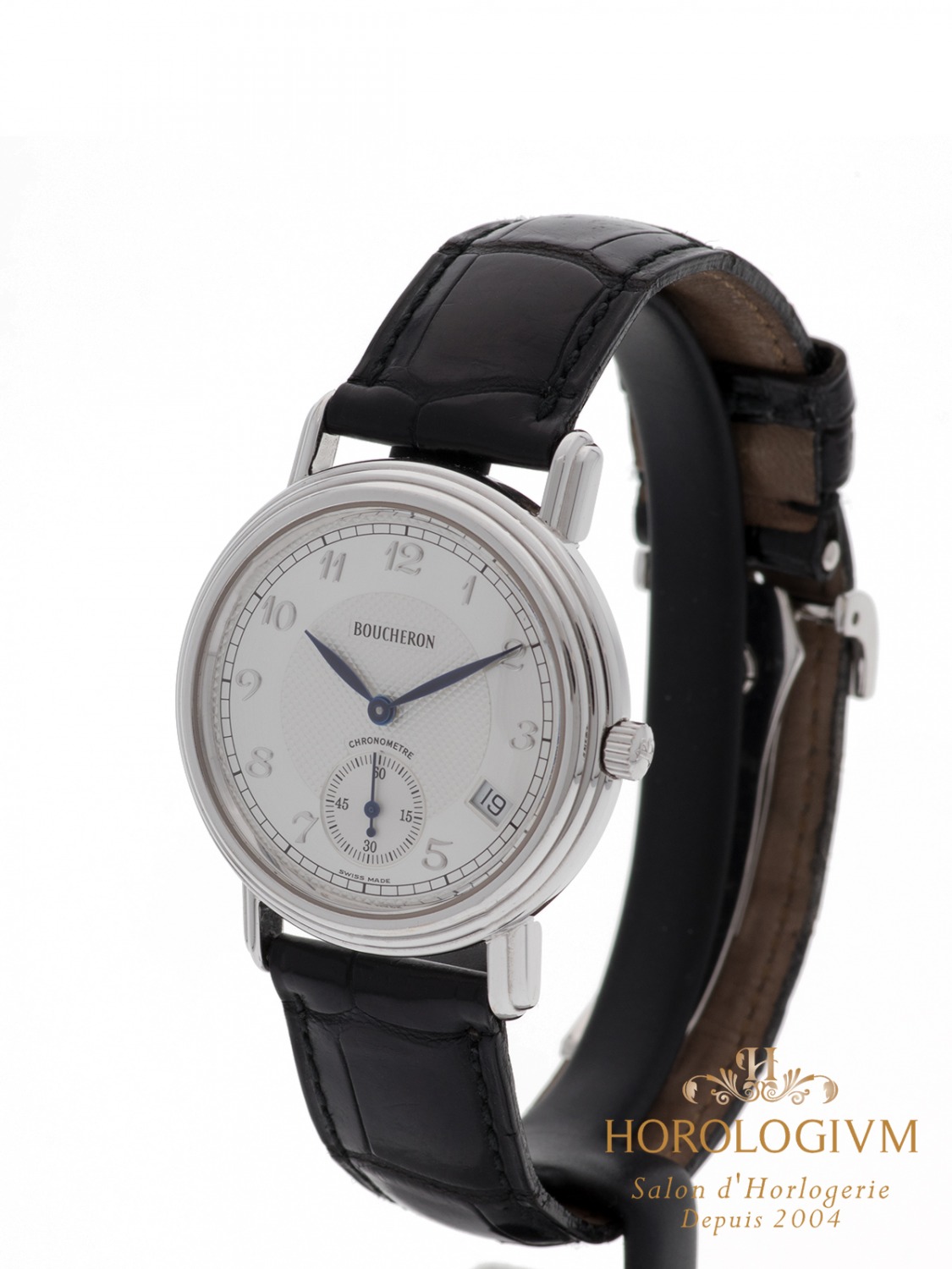Boucheron Automatic Limited 140 pcs (1858-1998) watch, white gold