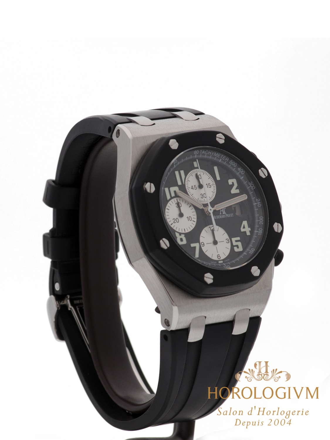 Audemars Piguet Royal Oak Offshore 42MM Ref. 25940SK.OO.D002CA.01.A watch, silver (case) and black (bezel)