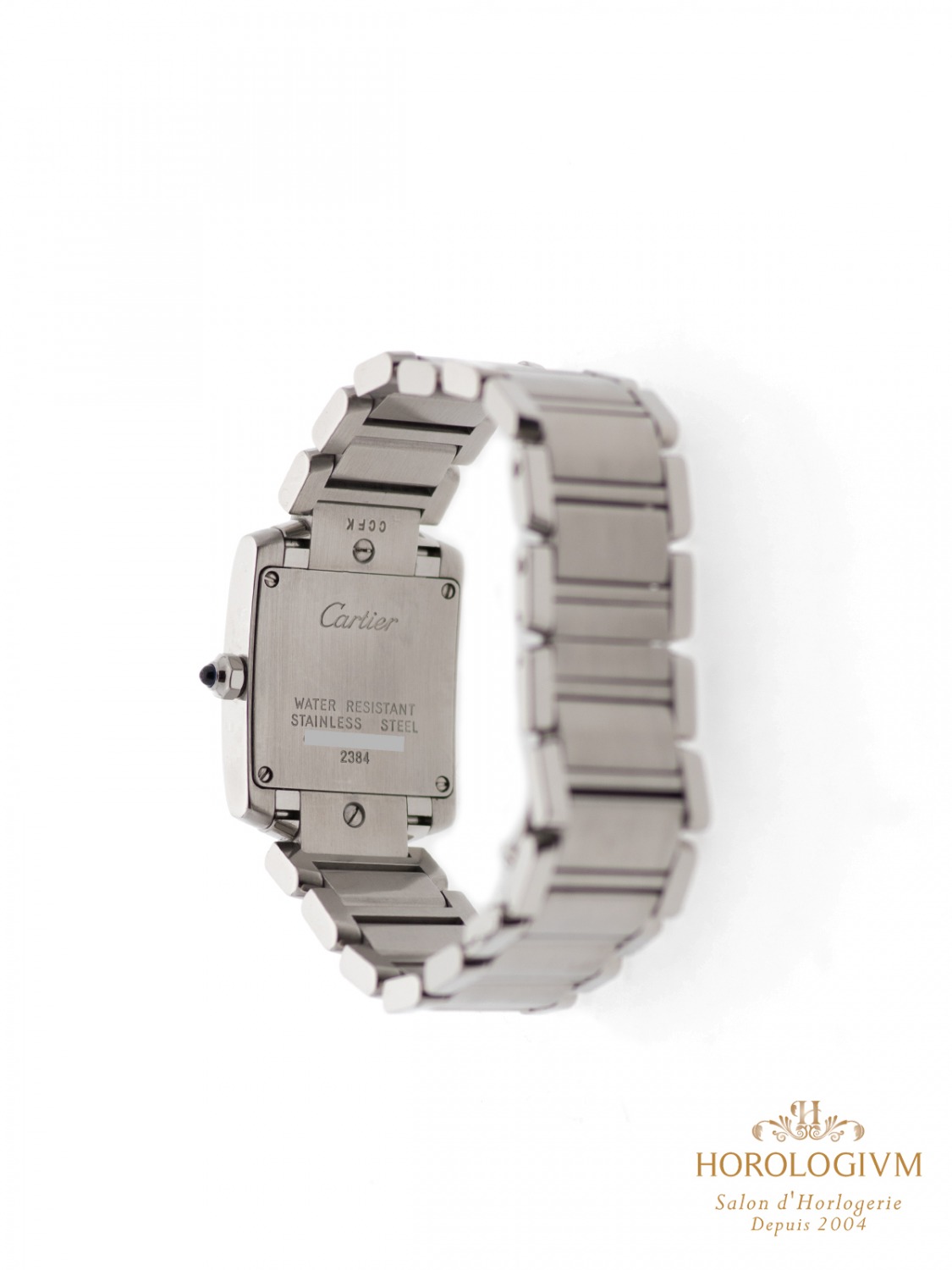 Cartier Tank Française Ref. 2384 Small Size watch, silver