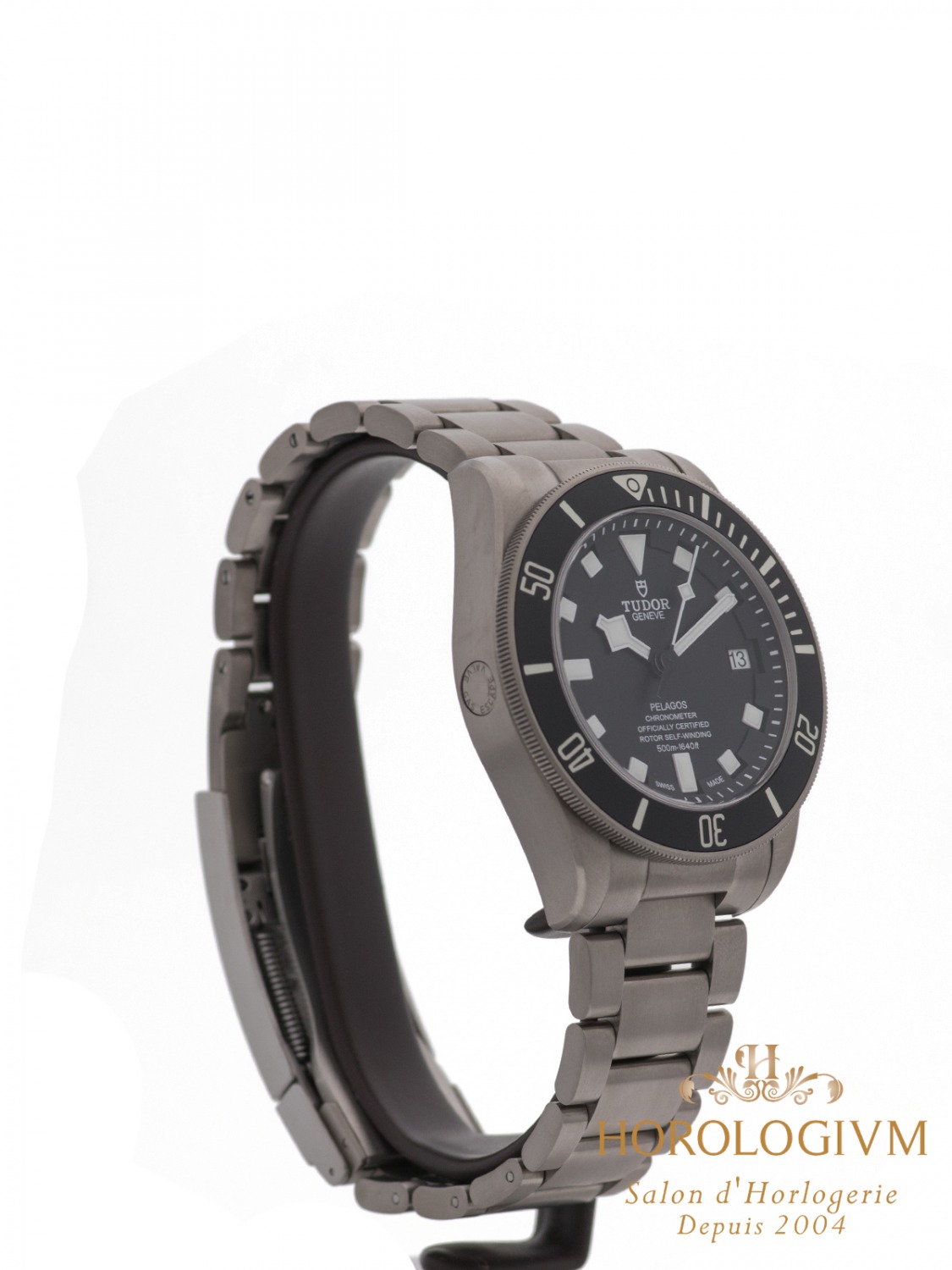 Tudor Pelagos REF. M25600TB-0001 watch, brushed silver (case) and brushed black & brushed silver (bezel)