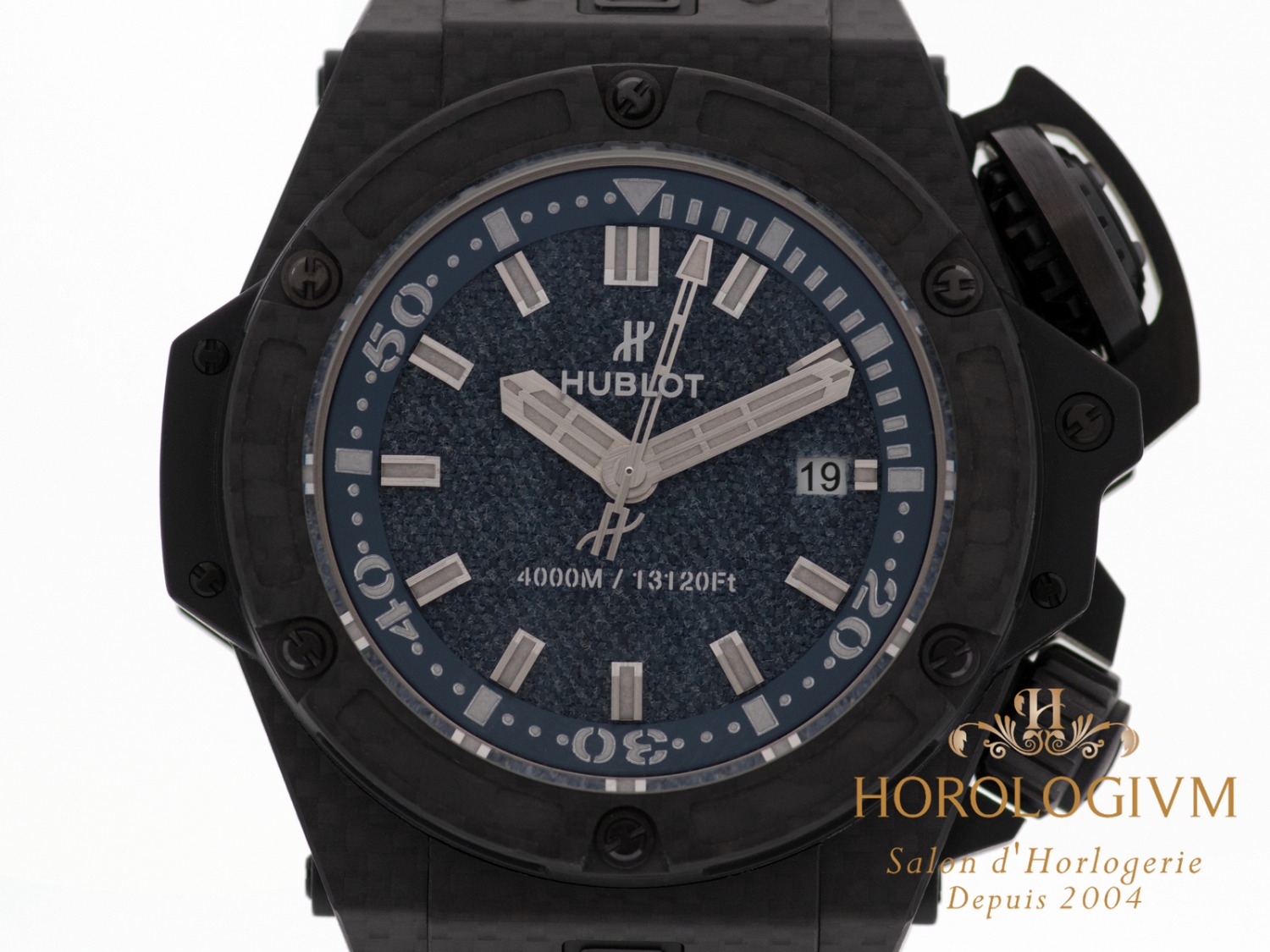 Hublot King Power Diver 4000M Zegg&Cerlati Limited 21 pcs watch, black