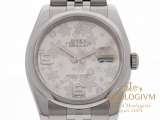 Rolex Datejust 36MM Flower Dial Ref. 116200 watch, silver