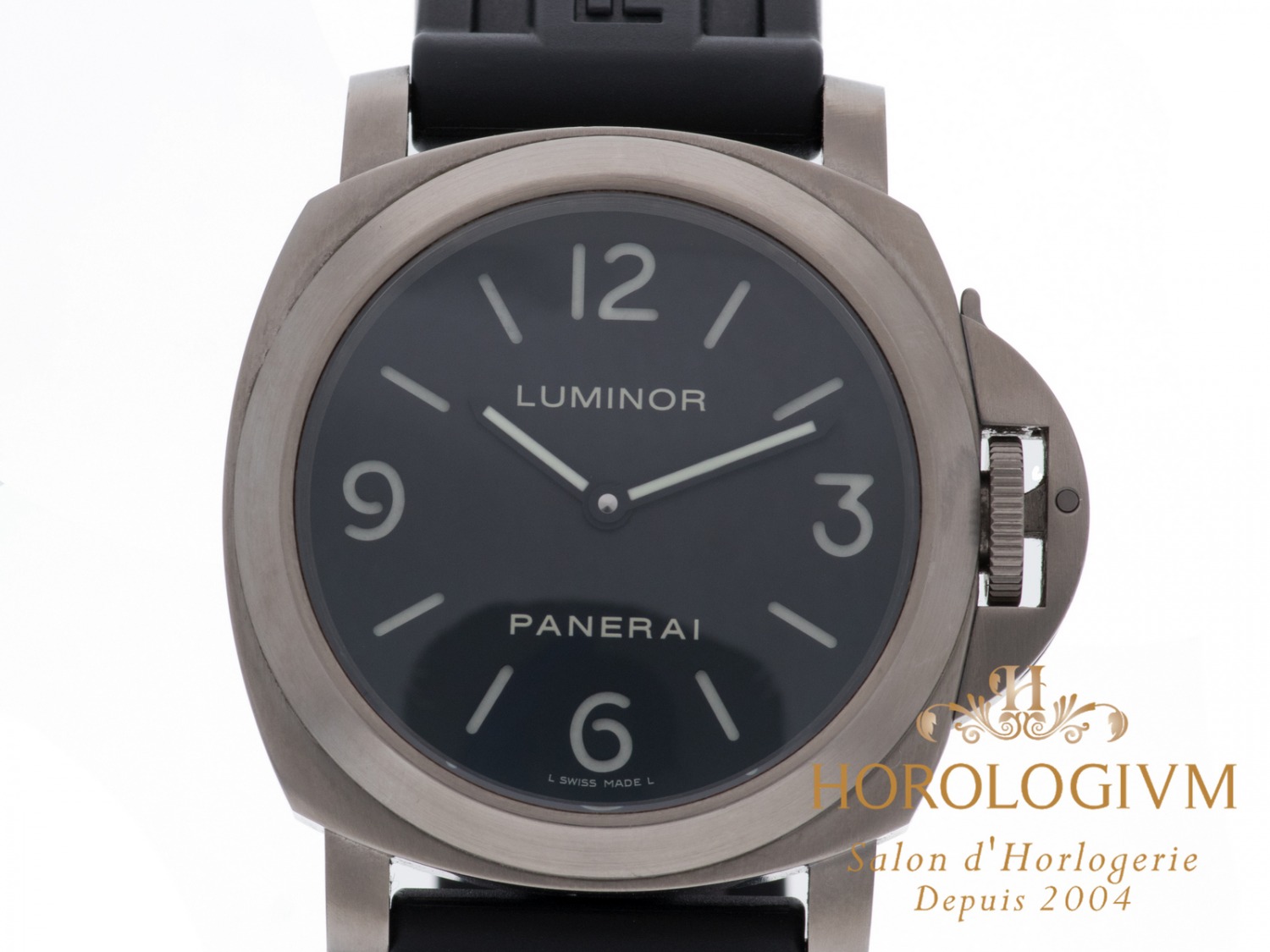 Panerai Luminor PAM00176 watch, brushed grey
