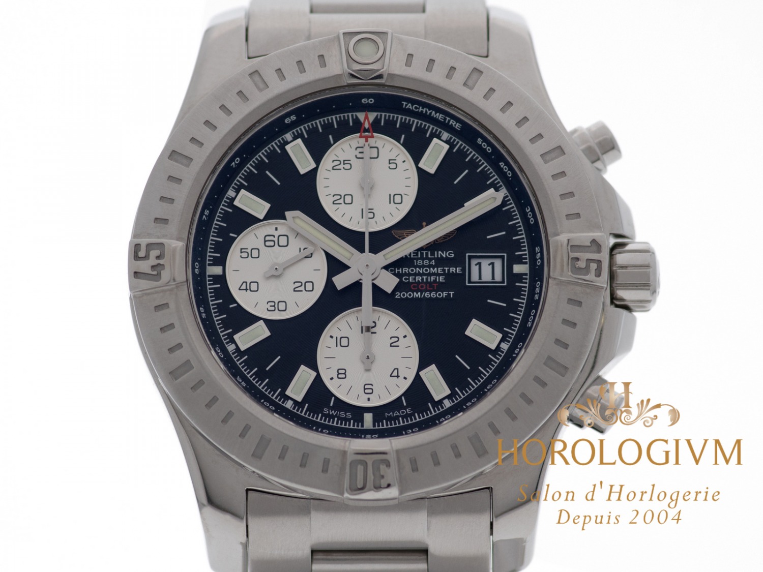 Breitling Colt Chronograph REF. A13388 watch, silver