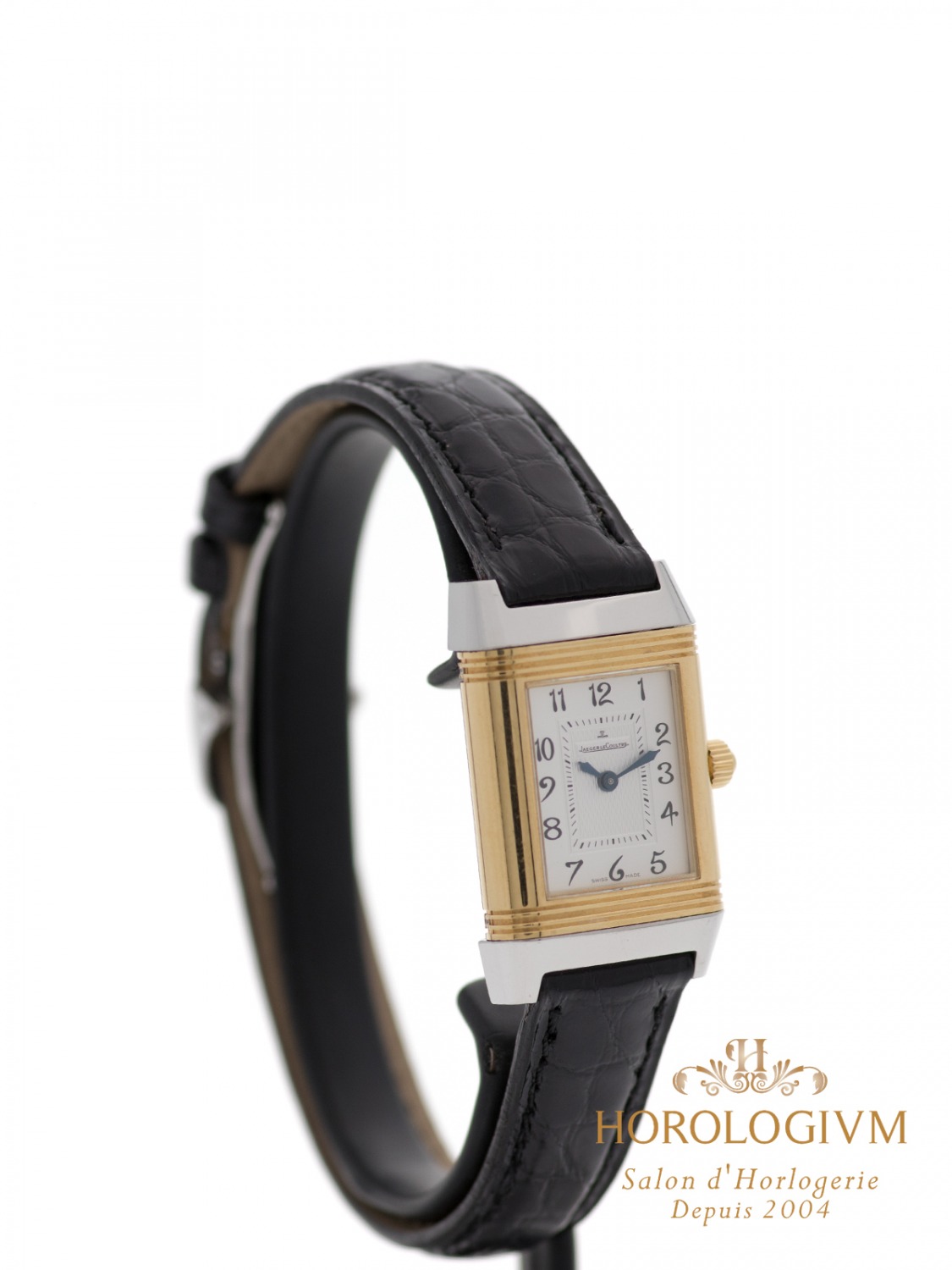 Jaeger LeCoultre Reverso Duetto REF. 266.5.44 watch, yellow gold (watch case) and silver (watch base)
