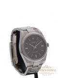 Rolex Oyster Perpetual “Dark Rhodium Dial” 39MM REF. 114300 watch, silver
