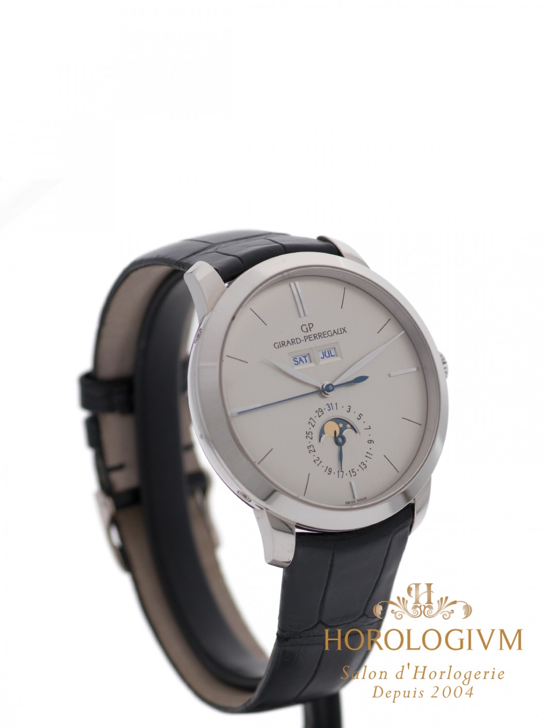 Girard-Perregaux 1966 Full Calendar 40mm REF. 49535 watch, silver