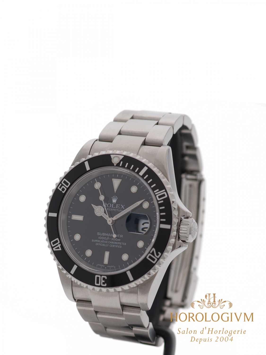 Rolex Submariner Oyster Perpetual Date Ref. 16610 watch, silver