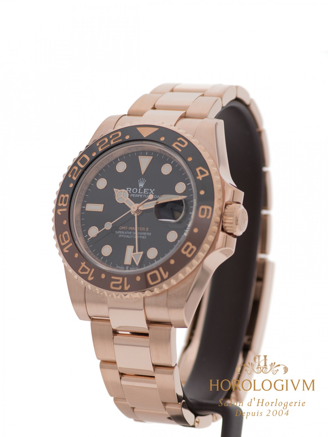 Rolex GMT-Master II Rose Gold Rootbeer Ref. 126715CHNR watch, rose gold