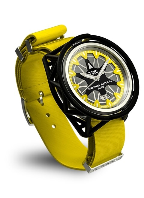 Tavannes Buggy Quartz Composite watch, yellow (yellow dial)