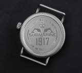 Tavannes Submarine 1917 Black TAVANIUM watch, grey