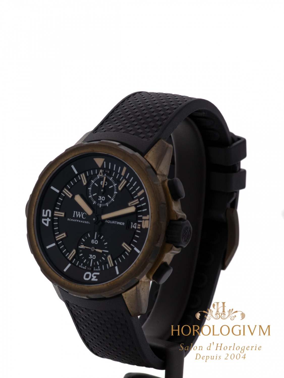 IWC AQUATIMER EXPEDITION CHARLES DARWIN BRONZE CHRONOGRAPH FLYBACK 44MM Ref. IW379503 watch, bronze