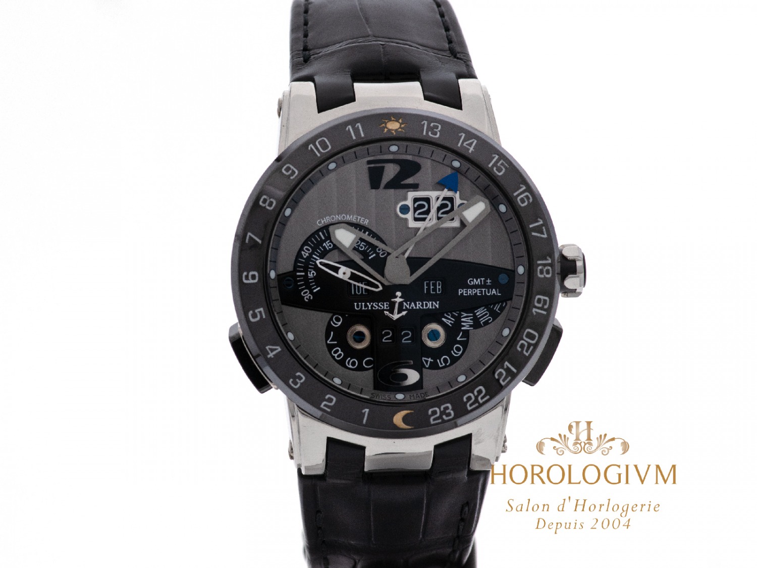 Ulysse Nardin El Toro Perpetual Calendar GMT Platinum Limited