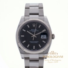Rolex Oyster Perpetual Date 34MM Ref. 115234 watch, silver