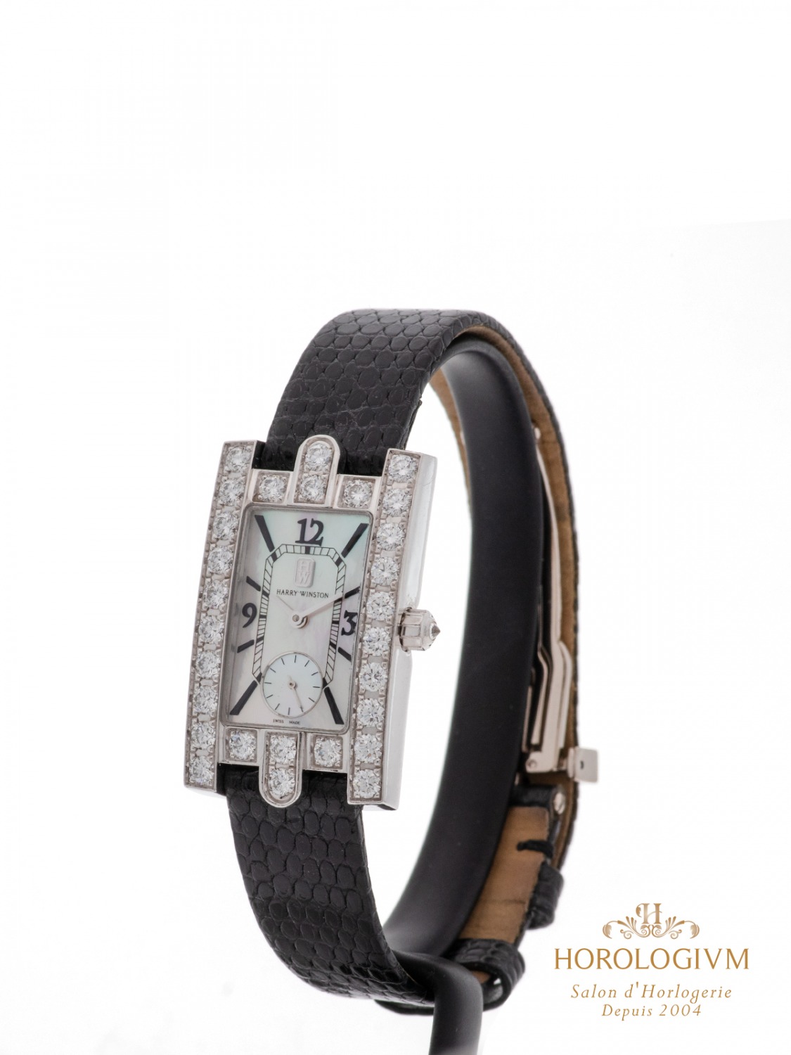 Harry Winston Avenue Dimond Ref. 310/LQW watch, white gold