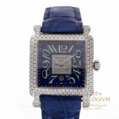 Franck Muller Conquistador Cortez Ref. 9000 L SC D 1P watch, silver