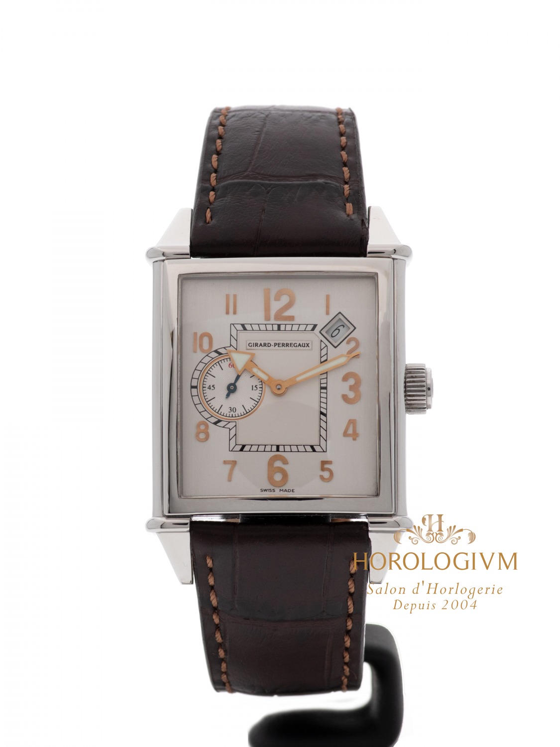Girard Perregaux Vintage 1945 Ref. 2583 watch, silver