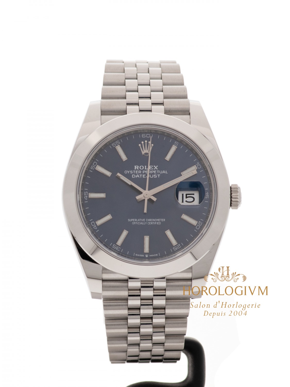 Rolex Datejust 41 MM Dial Ref. 126300 watch, silver