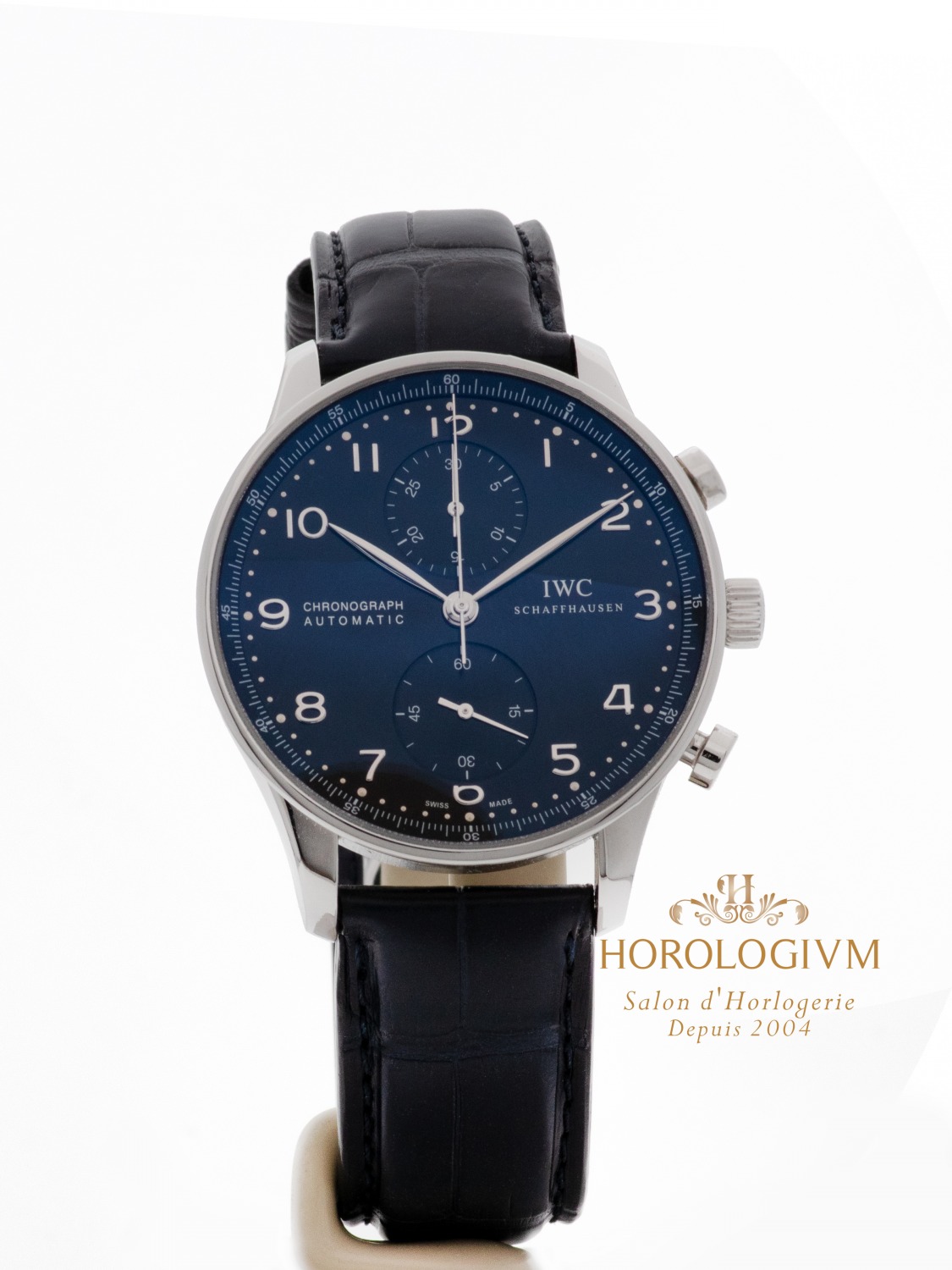 IWC Portugieser Chronograph 41MM watch, silver