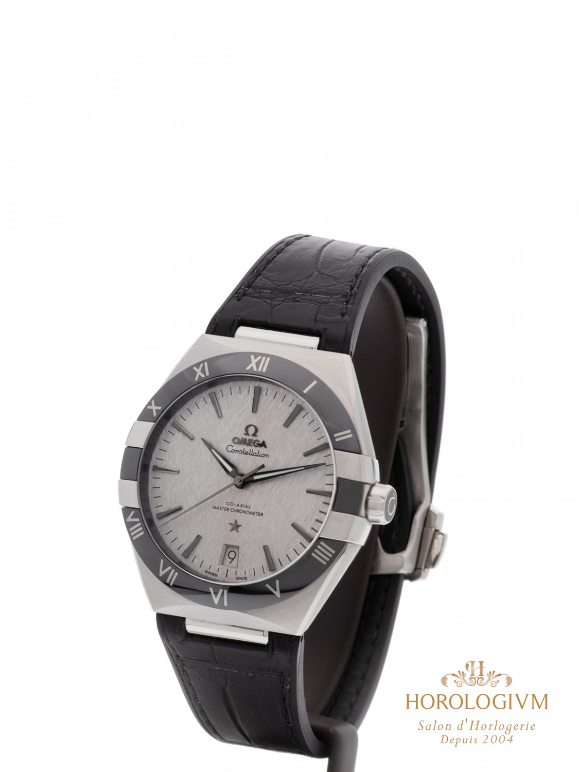 Omega Constellation Co‑Axial Master Chronometer 41 MM REF. 12310382201001 watch, silver (case) and grey & silver (bezel)