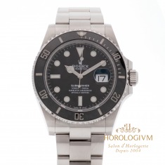 Rolex Oyster Perpetual Date Submariner 41MM Ref. 126610LN watch, silver (case) and silver & black cerachrom / ceramic (bezel)