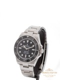 Rolex Oyster Perpetual No Date Submariner 41MM Ref. 124060LN, silver (case) and silver & black cerachrom / ceramic (bezel)