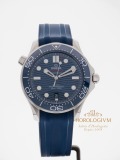 Omega Seamaster 42MM Diver Blue 300M REF. 21032422003001 watch, silver (case) and silver & blue (bezel)