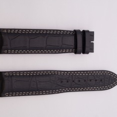 Genuine Alligator Leather Jaeger-leCoultre Strap, black
