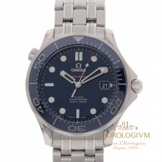 Omega Seamaster Co-Axial Diver 300M 41MM REF. 21230412003001, watch, silver (case) and silver & blue (bezel)
