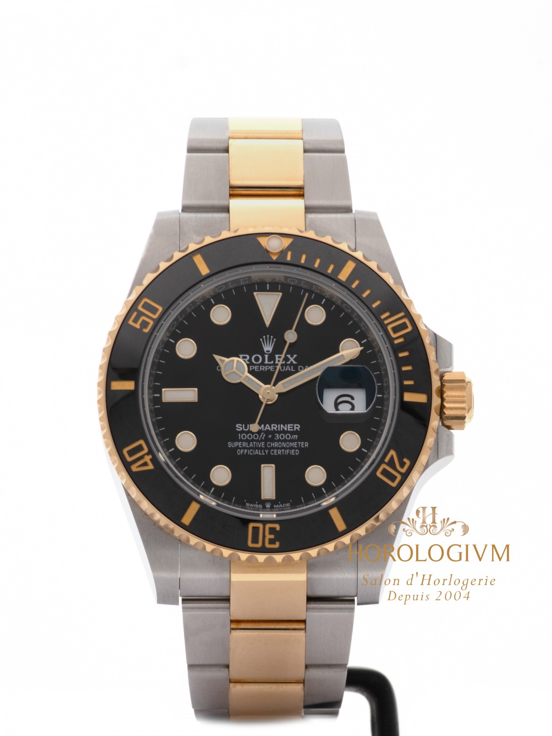 Rolex Oyster Perpetual Date Submariner 41MM Two - Tone Ref. 126613LN, watch, silver & yellow gold