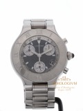 Cartier Chronoscaph 21 Ref. 2424, watch, silver