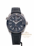 Omega Seamaster Planet Ocean 43.5MM REF. 21533442103001, watch, silver (case) and silver and dark navy blue (bezel)