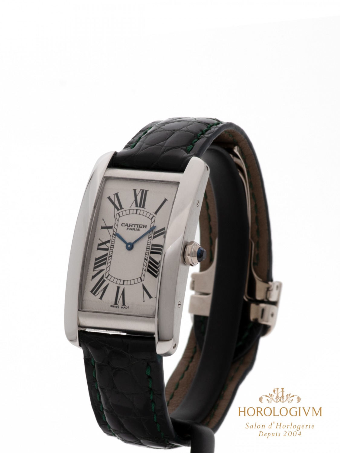 Cartier Tank Americaine Platinum REF. 1734A, watch, silver