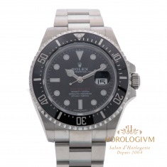 Rolex Sea-Dweller 50th Red Anniversary 43MM Ref. 126600, watch, Two Tone Silver (case) and Silver & Black (Bezel)