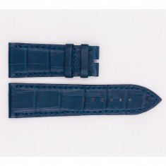 Leather Chopard Strap, blue