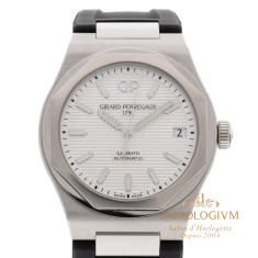 Girard Perregaux Laureato 42 MM REF. 81010, watch, silver